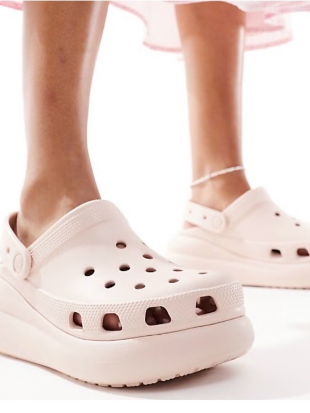 Crocs pink shimmer. “Classic Crush “  size 9